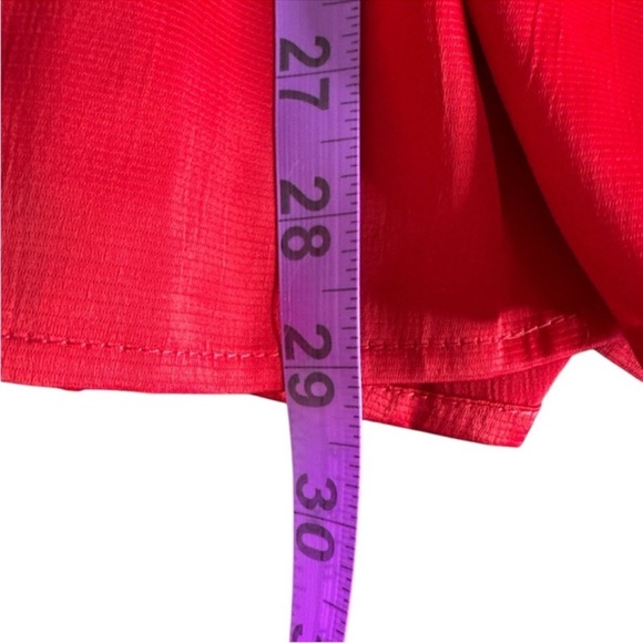 ASTR THE LABEL Friday Plunging Red Romper, Size XS. - Picture 15 of 15